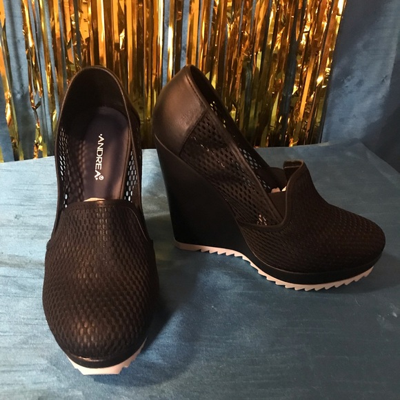 ANDREA FENZI Shoes - Andrea Women’s Black Wedges